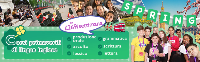 Corsi primaverili di lingua inglese