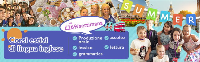Corsi estivi di lingua inglese