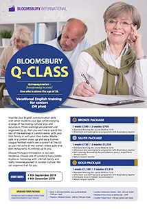 English Courses for Seniors