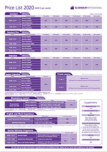 English school london Price List