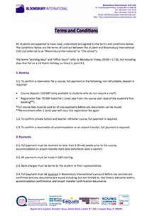 Terms and Conditions