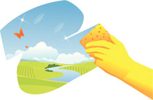 Wipe the slate clean / Start with a clean slate