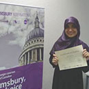Roya , English school student London